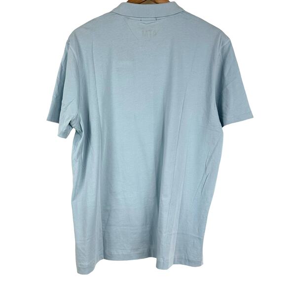 ATM Anthony Thomas Melillo NWT Classic Jersey Polo Blue Size XL Short Sleeve - Picture 4 of 12